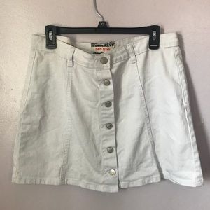 LAST CHANCE‼️ White Jean Skirt
